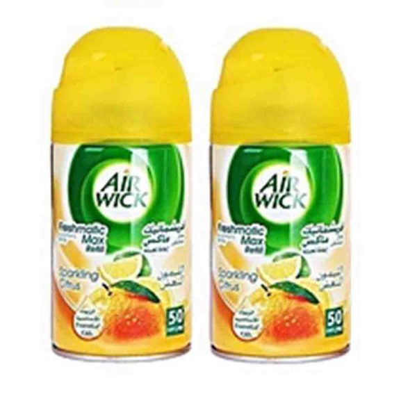 AIR WICK SPARKLING CITRUS AIR FRESHENER 300ML (X12 Trimart